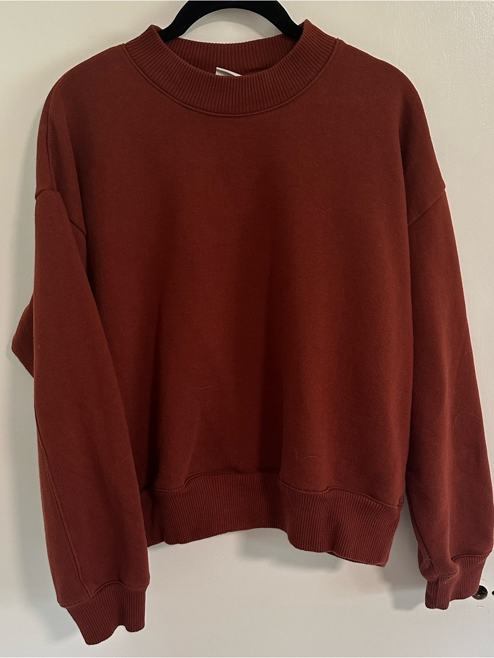 a new day Rust Crewneck Sweatshirt Size Large